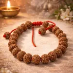 6 Mukhi Indonesian Rudraksha Bracelet (27 Beads, 8–10mm) with Sample X-Ray Certificate – Original & Certified