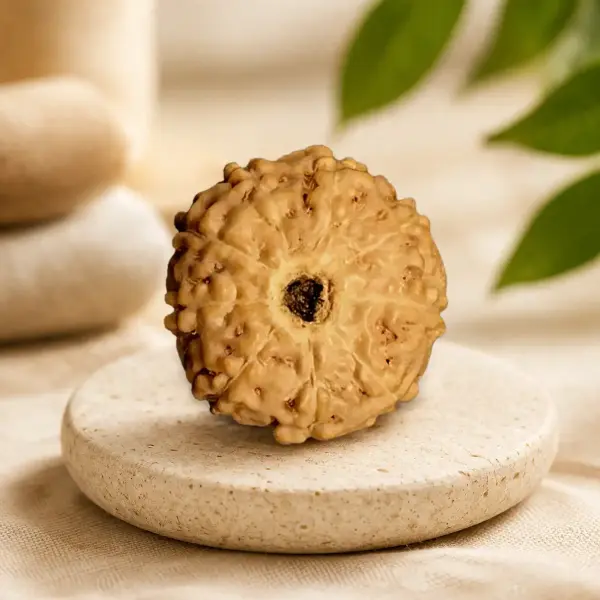 Original 9 Mukhi Rudraksha (9 Face) Indonesian – Natural Durga Bead for Power & Protection