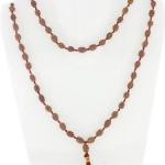3 Mukhi Indonesian Rudraksha Mala 108 Beads (7mm-9mm)