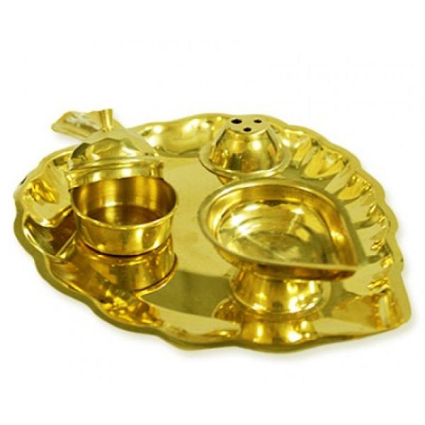 Leaf Shaped Puja Plate