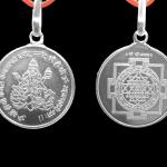 Shree Yantra Pendant In Pure Silver