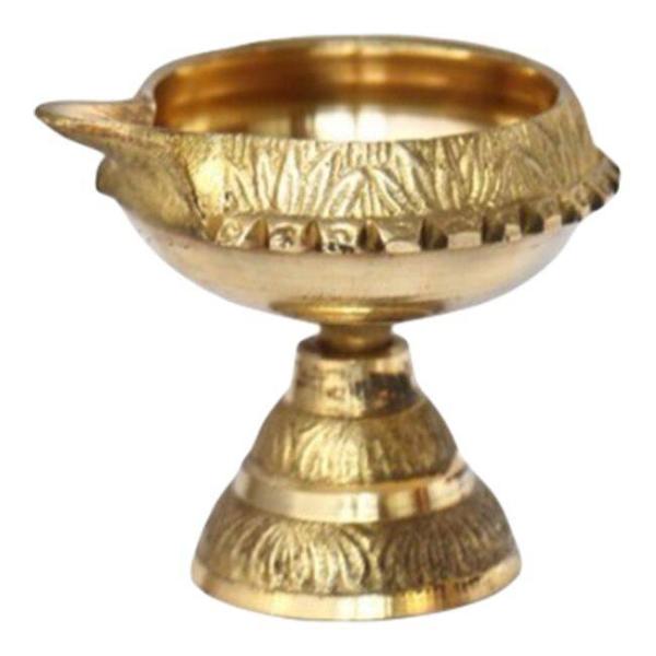 Standing Kuber Diya In Brass