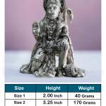 Hanuman Idol In Pure 925 Silver (5)