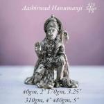 Hanuman Idol In Pure 925 Silver (5)