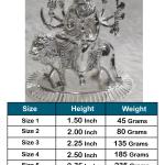 Ambe Mata Idol In Pure 925 Silver (3)