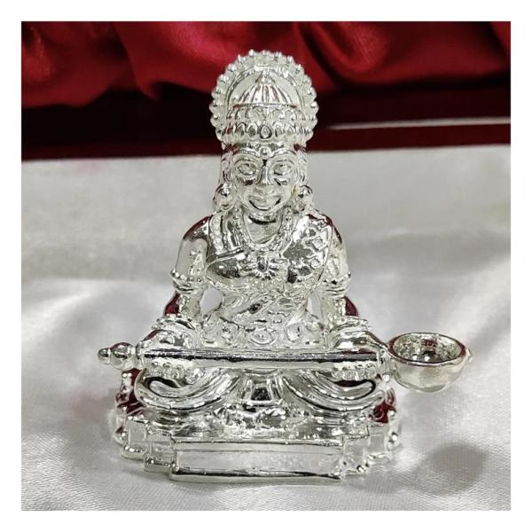 Annapurna Devi Idol In Pure 925 Silver (4)