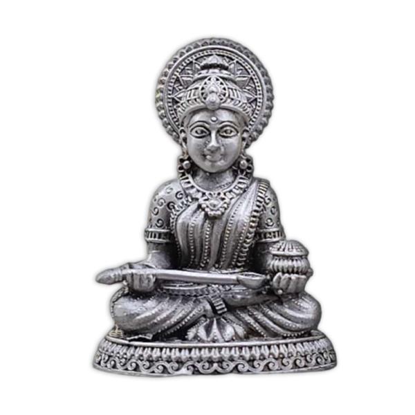 Annapurna Devi Idol In Pure 925 Silver