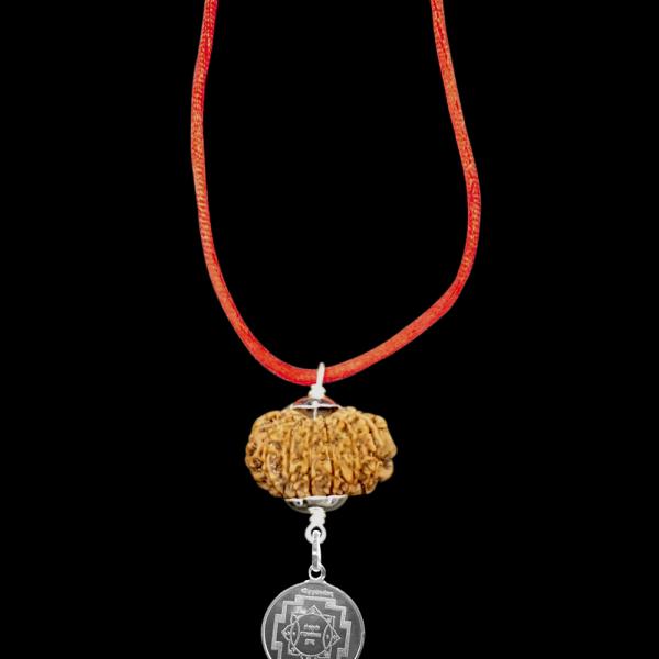 Lord Hanuman Kavach 11 Mukhi Rudraksha With Silver Yantra