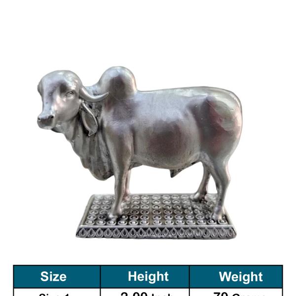 Cow In Pure 925 Silver