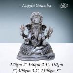 Shreemant Dagdusheth Halwai Ganesh Idol In Pure 925 Silver