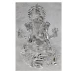 Dagdusheth Ganesh Idol In Pure 925 Silver