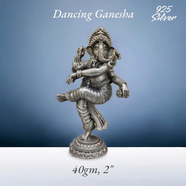 Ganesh Idol In Pure 925 Silver (12)