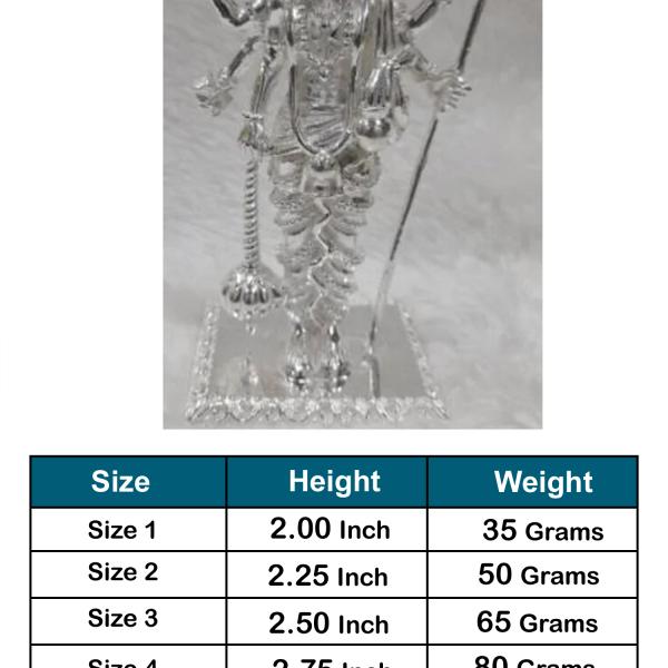 Dattatreya Idol In Pure 925 Silver (2)