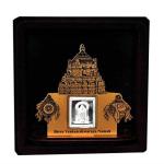 Balaji Wooden Frame With Pure Silver Coin Of 7 Grams