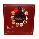 Ambe Mata Wooden Frame With Pure Silver Coin Of 7 Grams