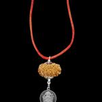 Lord Hanuman Kavach 11 Mukhi Rudraksha With Silver Yantra