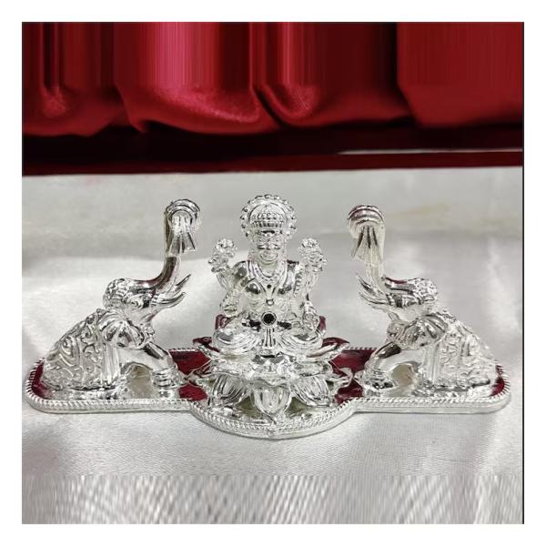 GajaLaxmi Idol In Pure 925 Silver (3)