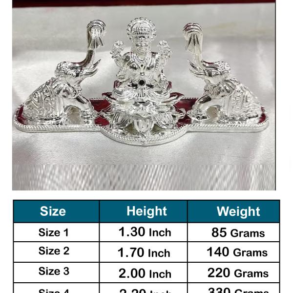 GajaLaxmi Idol In Pure 925 Silver (3)