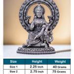 GajaLaxmi Idol In Pure 925 Silver (1)