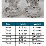 Ganesh Laxmi Idol In Pure 925 Silver (13)