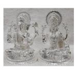 Ganesh Laxmi Idol In Pure 925 Silver (8)