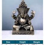 Ganesh Idol In Pure 925 Silver (9)