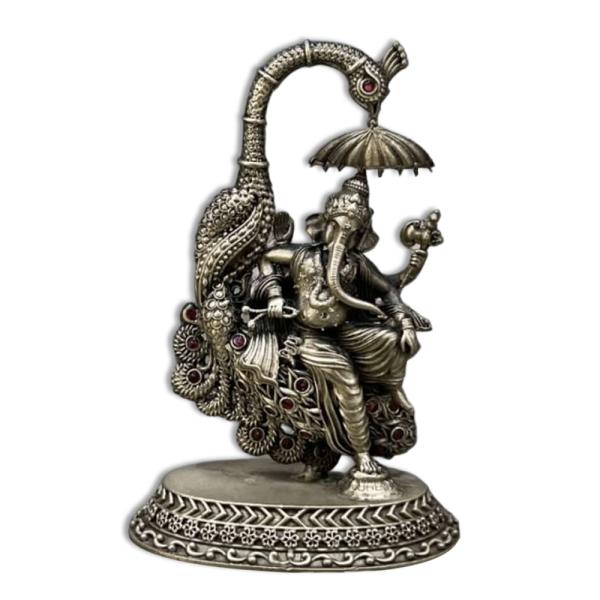 Ganesh Idol In Pure 925 Silver (4)