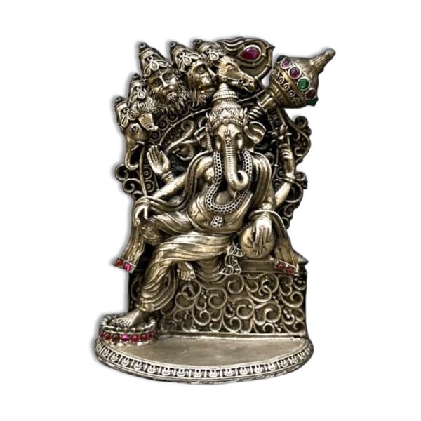 Ganesh Idol In Pure 925 Silver (7)