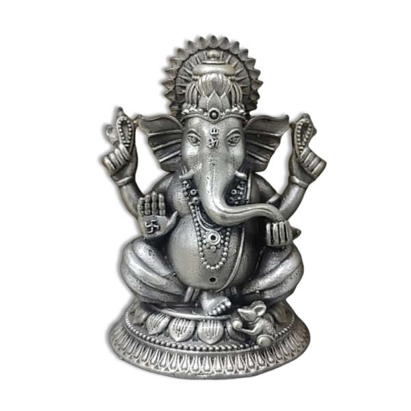 Ganesh Idol In Pure 925 Silver (10)