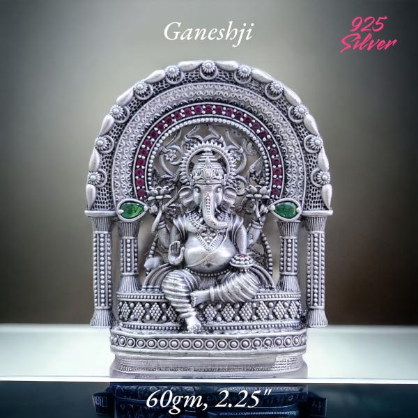 Ganesh Idol In Pure 925 Silver (3)