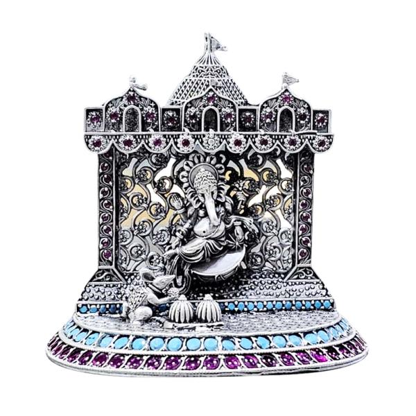 Ganesh Idol In Pure 925 Silver (8)