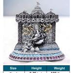 Ganesh Idol In Pure 925 Silver (8)