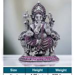 Ganesh Idol In Pure 925 Silver (2)