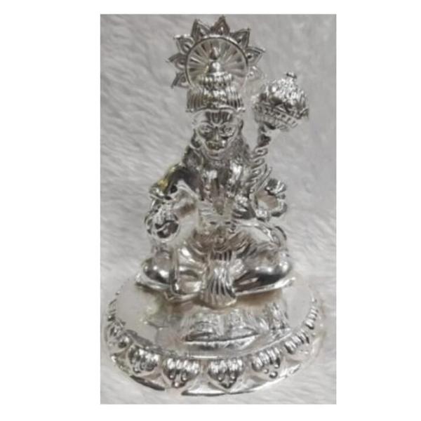 Hanuman Idol In Pure 925 Silver (6)