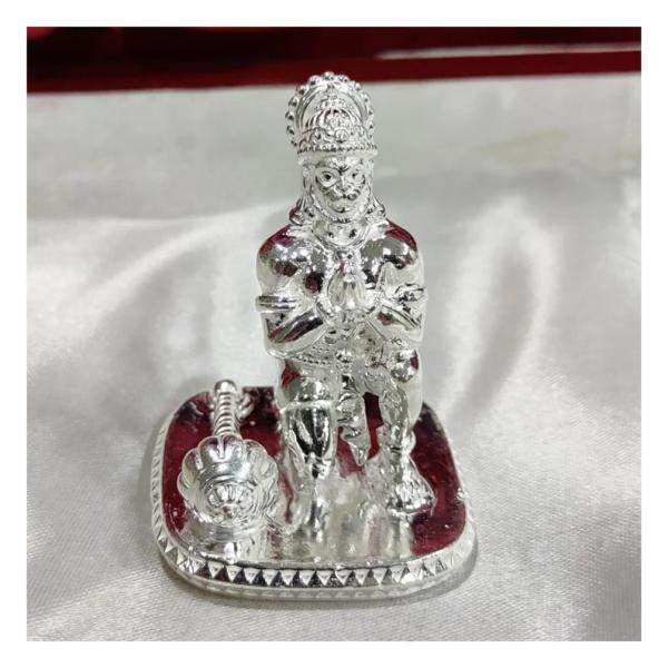 Hanuman Idol In Pure 925 Silver (7)