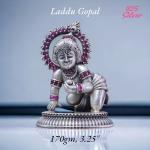 Laddu Gopal Idol In Pure 925 Silver