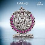 Goddess Laxmi Idol In Pure 925 Silver (2)