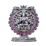 Goddess Laxmi Idol In Pure 925 Silver (1)