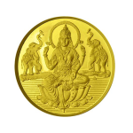 Goddess Laxmi Coin In Pure Silver Gold Plated 500 Gms