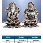 Ganesh Laxmi Idol In Pure 925 Silver (1)