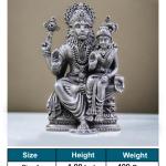 Laxmi Narasimha Idol In Pure 925 Silver