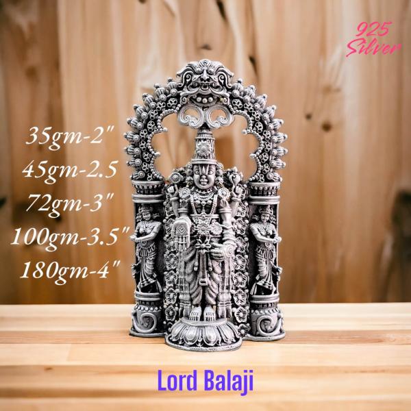 Balaji Idol In Pure 925 Silver (4)