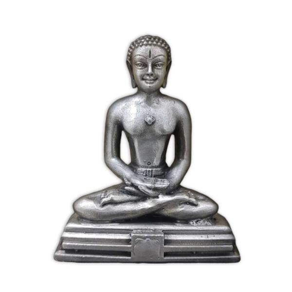 Mahavir Swami Idol In Pure 925 Silver