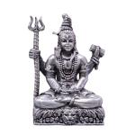 Lord Shiva Idol In Pure 925 Silver