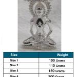 Mahavir Swami Idol In Pure 925 Silver (1)