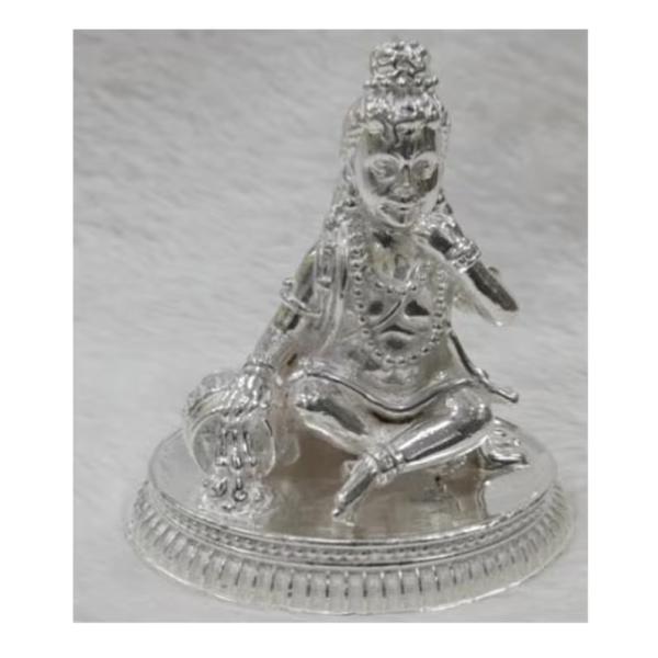 Makhan Chor Bal Gopal Idol In Pure 925 Silver (1)
