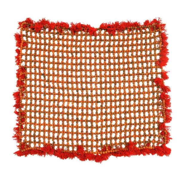 Rudraksha Mat With Woolen Border
