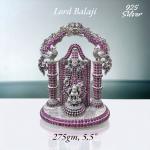 Balaji Idol In Pure 925 Silver