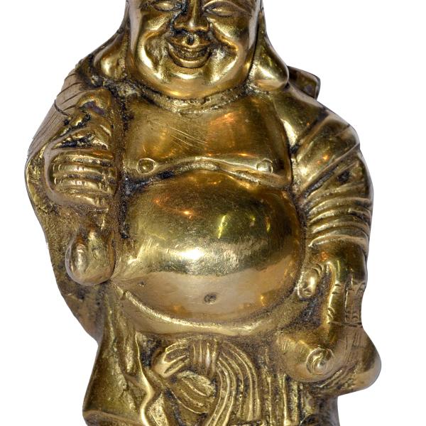 Laughing Buddha In Brass