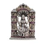 Goddess Padmavati Idol In Pure 925 Silver